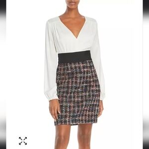 P1. NWT MILLY Nicola Tweed Dress Size 2